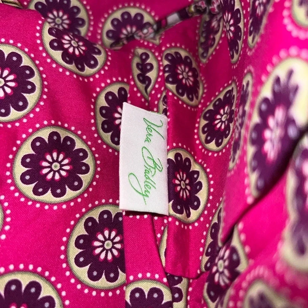 Vera Bradley Fuchsia and Plum Floral Design